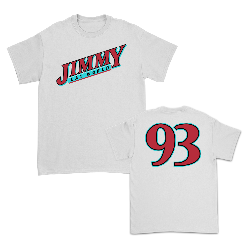 Jimmy Eat World Baseball Series 2024 Tee (White)