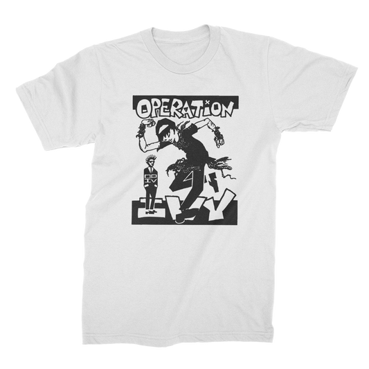 Operation Ivy - Skankin' Inverted Shirt (White)